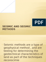 Seismic and Seismic Methods