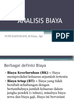 Analisis Biaya