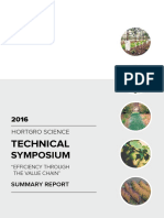 HORTGRO Science symposium 2016 Summary Report 