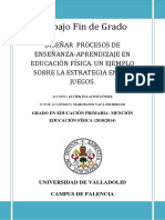 Javier Palacios Gómez- Diseñar Procesos de Enseñanza-Aprendizaje en Educación Física. Un Ejemplo Sobre La Estrategia en Los Juegos.