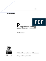 Dourojeanni, A- Procedimientos de Gestión Para El Desarrollo Sustentable