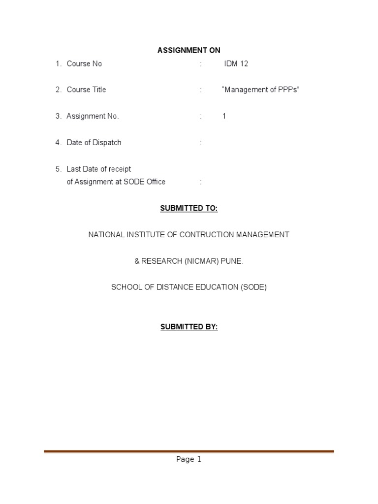 Nicmar course syllabus image