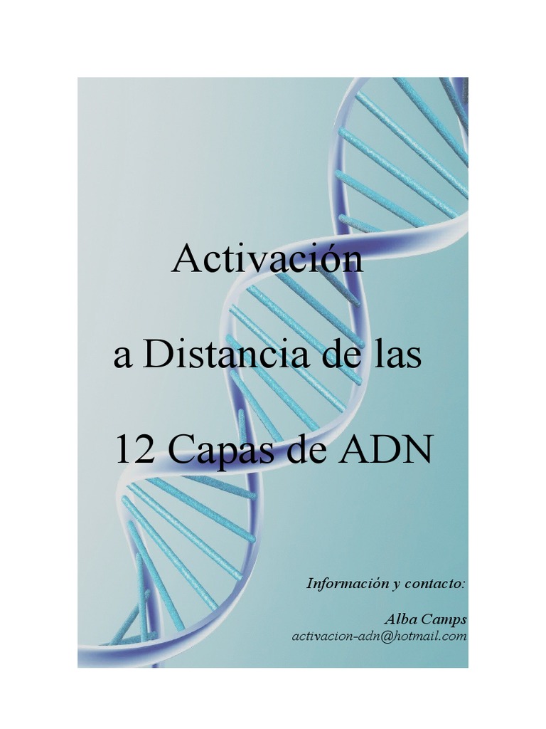 Activación de las 12 Capas de ADN | PDF | Adn | Homo Sapiens