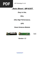 Data sheet GP-635T-121130