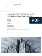 Architecture Fault Modeling and Analysis with the Error Model Annex, Version 2