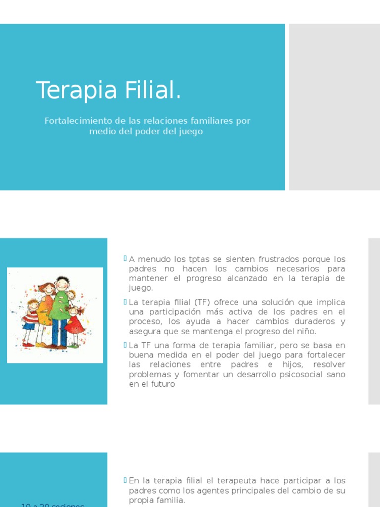 Terapia Filial: Fortaleciendo Familias mediante el Juego | PDF | Teoría ...