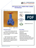 Resilient Wedge Gate Valve Os & y