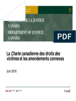 La Charte canadienne des droits des victimes