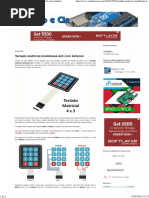 Arduino e Cia_ Teclado Matricial Membrana 4x3 Com Arduino