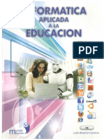 Portada - Informatica Aplicada A La Educacion - Lcdo. Bladymir Carranco - Mundo Escolar