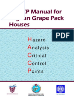 HACCP Manual For Grape Packing Jan-2019