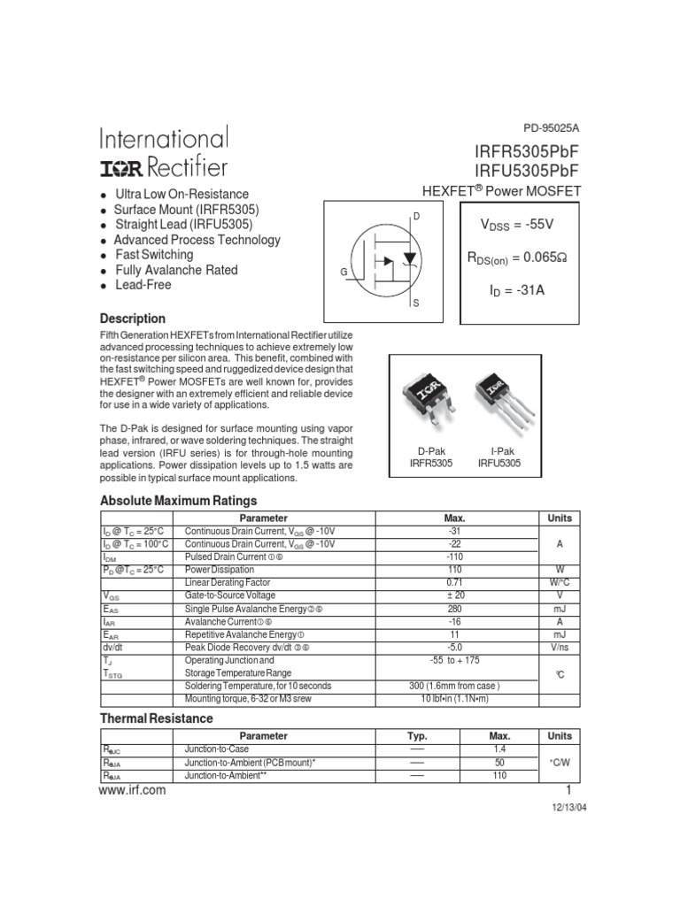 FR5305 | Field Effect Transistor | Diode