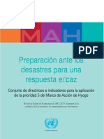 Preparación ante los desastres para una respuesta eficaz