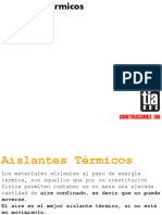 Aislantes Térmicos PDF