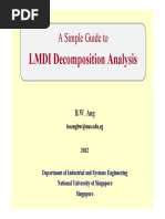 LMDI Decomposition Analysis Guide | PDF | Logarithm | Teaching Mathematics