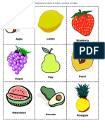 Loteria de Frutas y Verduras Ok