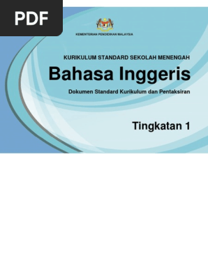 Dskp Kssm Bahasa Inggeris Tingkatan 1 Pdf Pdf