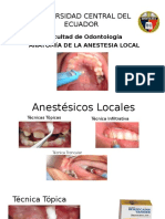 Anatomia de Anestesia Local Definitiva