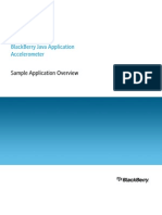 Blackberry Java Development Environment Accelerometer Sample App Overview