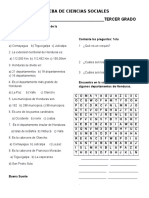 Prueba de CCSS 3ero