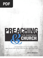 Preaching and the Emerging Church eBook PDF 5-6-10