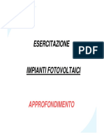 Esercitazione FV 2008