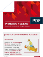 Primeros auxilios: PAS, lesiones y riesgos laborales