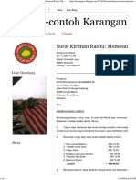 Contoh-Contoh Karangan Sekolah Rendah - Surat Kiriman Rasmi - Memesan Buku Cerita