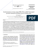 Synchronization of Estrus Using CIDR, FGA or MAP Intravaginal