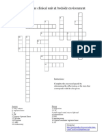 Clinicalterminology Documents Week2 Week 2 Crossword Puzzle
