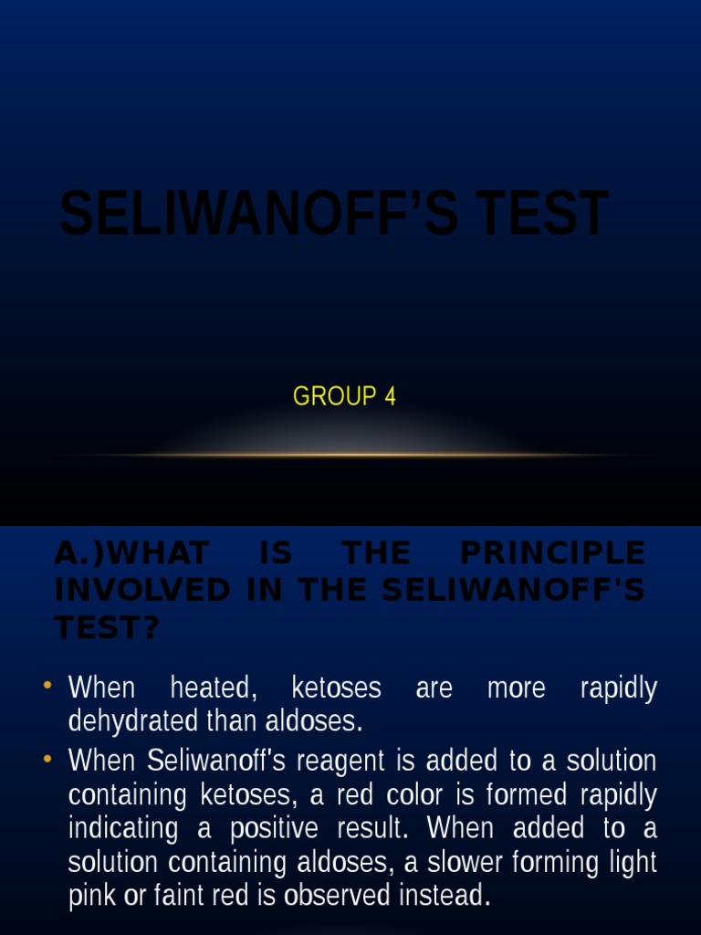 Seliwanoff s Test Carbohydrates Sucrose