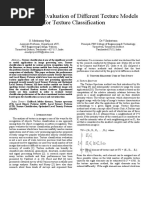 Texture Classification  