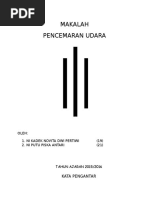 MAKALAH Pencemaran Udara