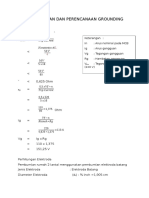 Perhitungan Dan Perencanaan Grounding