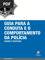 Guia para a conduta e o comportamento da polícia servir e proteger