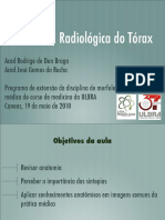 Anatomia Radiológica do Tórax em