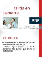 Amigdalitis en Pediatria