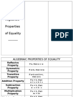 Properties of Equality Foldable