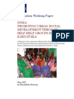 Download India Promoting Urban Social Development through Self Help Groups in Karnataka by Asian Development Bank SN31653930 doc pdf