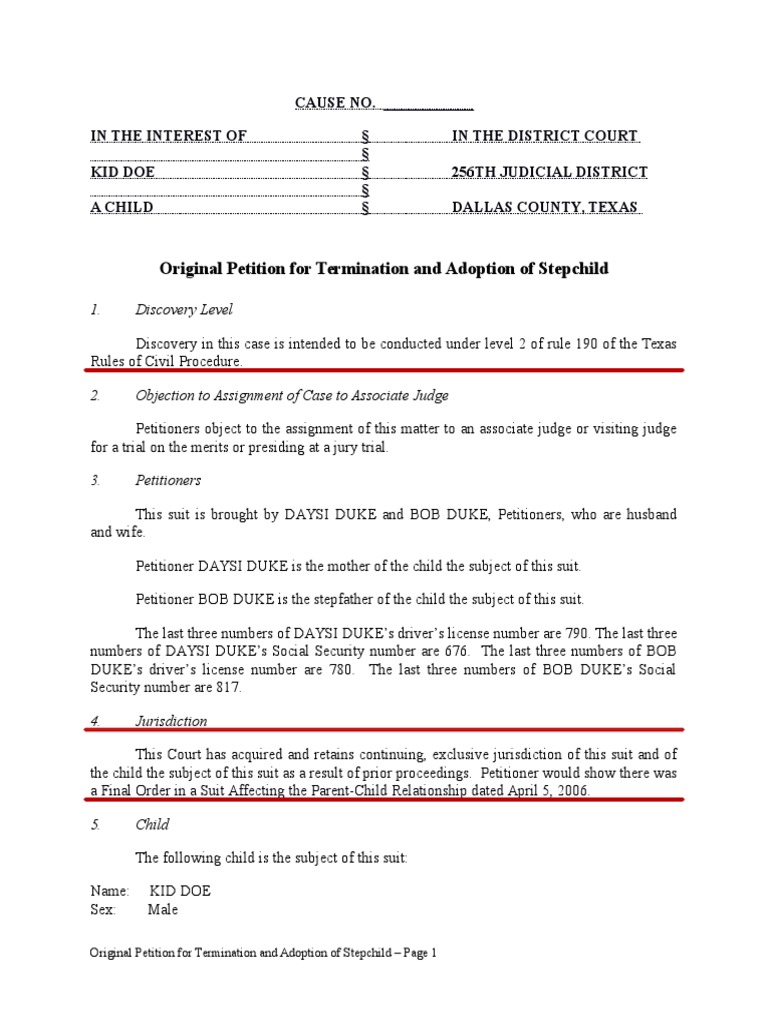 original-petition-for-termination-and-adoption-texas-pdf-contact-law-lawsuit