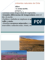 Ambientes naturales de Chile: Desierto, Altiplano, Costa, Mediterráneo y más