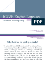 Igcse Eng Lang Spelling