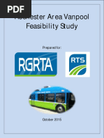 Rochester Area Vanpool Feasibility Study