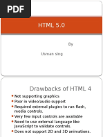 HTML 5 by Usmansing