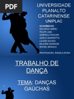 Trabalho de Dança