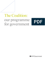 Coalition Programme