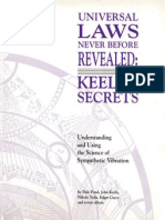 Universal Laws Never Before Revealed Keelys Secrets to Understanding the Science of Sympathetic Vibration