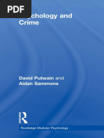 Psychology and Crime - David Putwain