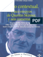 Bocardo Crespo Enrique - El Giro Contextual - Cinco Ensayos De Quentin Skinner Y Seis Comentarios.pdf