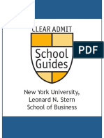 School Guide NYU Stern School of Business